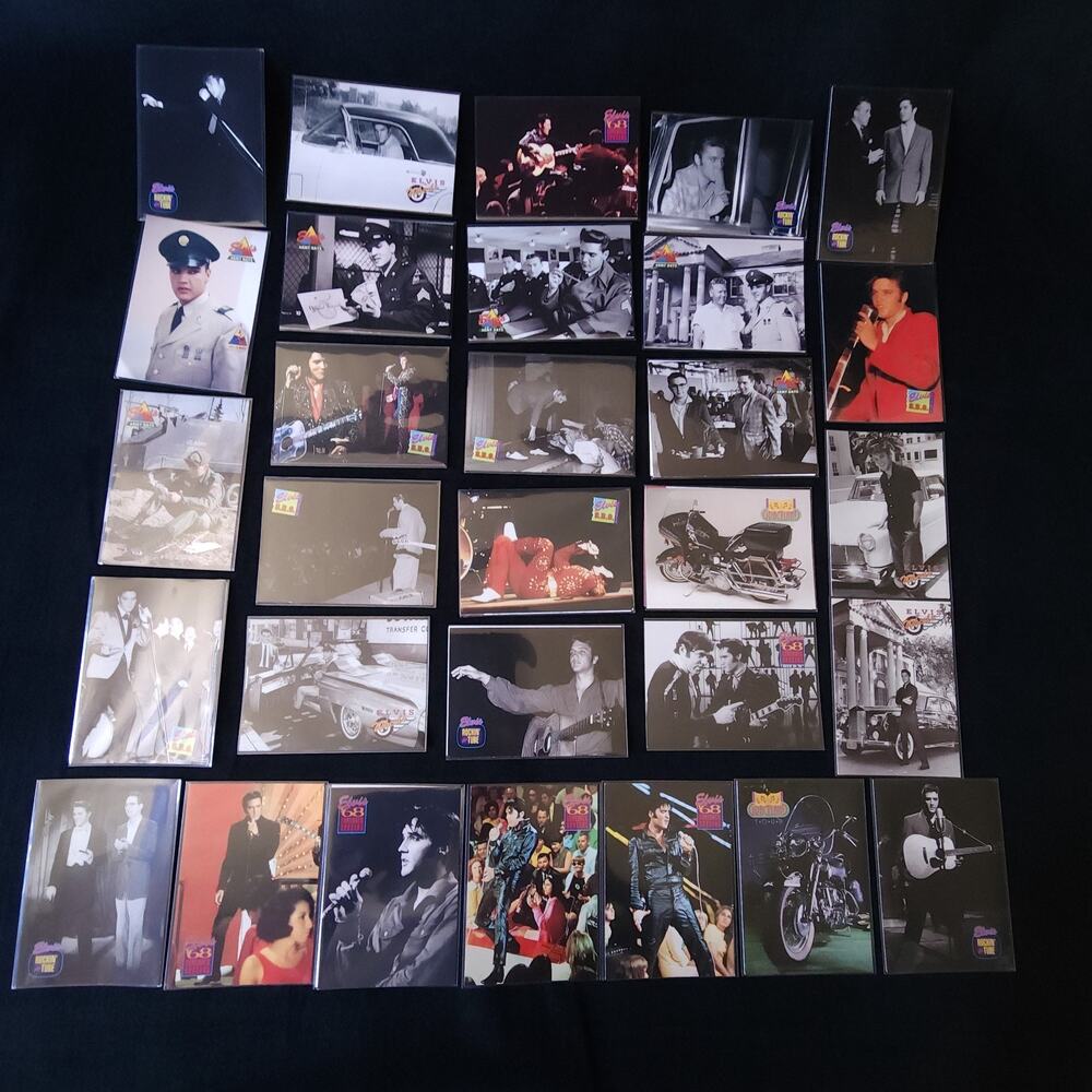 Elvis Presley Collection Vintage Trading Cards 1992-93 The River Group 30 Cards